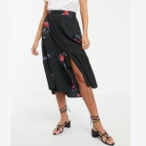 a s o s • buttoned down skirt